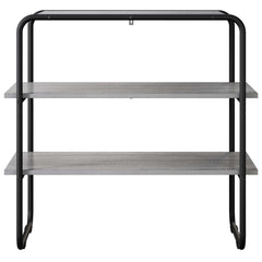 vidaXL Console Table Grey Sonoma 100 x 41 x 75 cm Engineered Wood 4