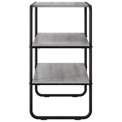 vidaXL Console Table Grey Sonoma 100 x 41 x 75 cm Engineered Wood 5