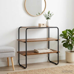 vidaXL Console Table Old Wood 100 x 41 x 75 cm Engineered Wood 1