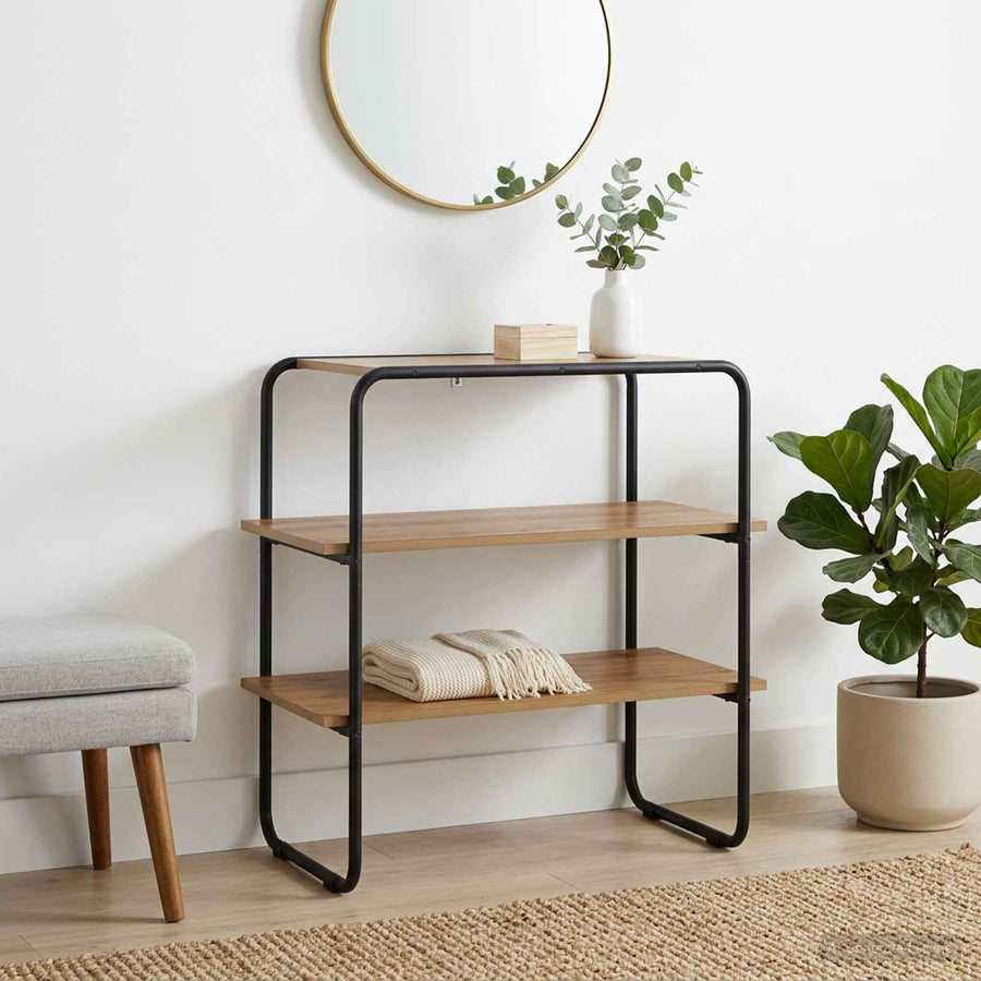 vidaXL Console Table Artisan Oak 100 x 41 x 75 cm Engineered Wood 1