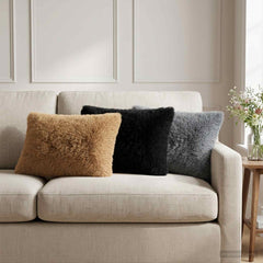 vidaXL Cushion with Pillow HEERLEN 2 pcs Taupe PV Fleece 1
