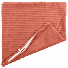 vidaXL Cushion Cover 12 pcs HEERLEN Red Orange 40 x 40 cm Corduroy 3