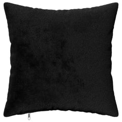 vidaXL Cushion Cover 12 pcs HEERLEN Black 40 x 40 cm Flannel 2