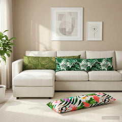 Throw Pillow HEERLEN Polyester Leaf
