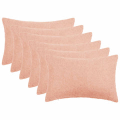 vidaXL Cushion Cover 6 pcs HEERLEN Pink 40 x 60 cm Bouclé 1