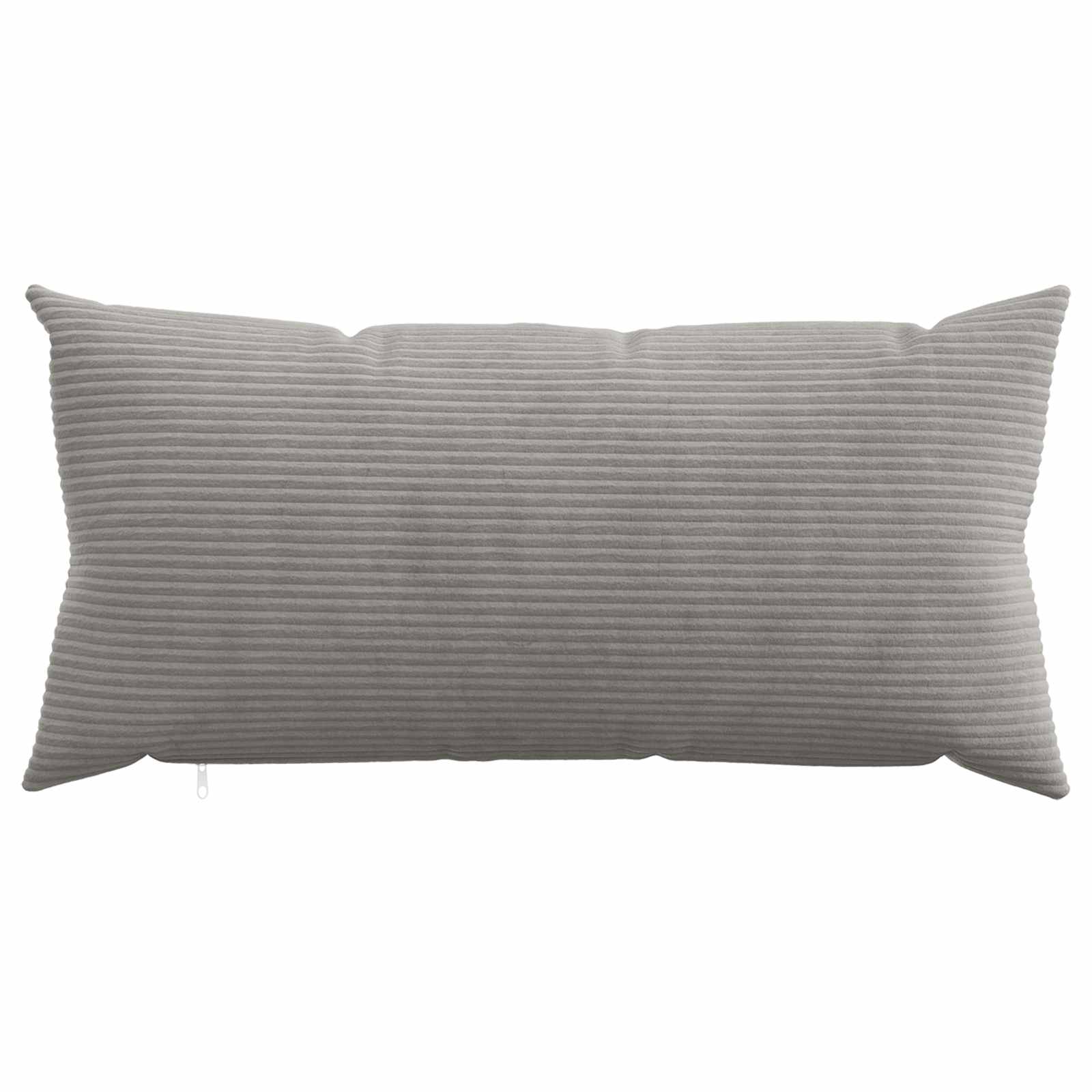 vidaXL Cushion Cover 6 pcs HEERLEN Light Grey 40 x 70 cm Corduroy 2