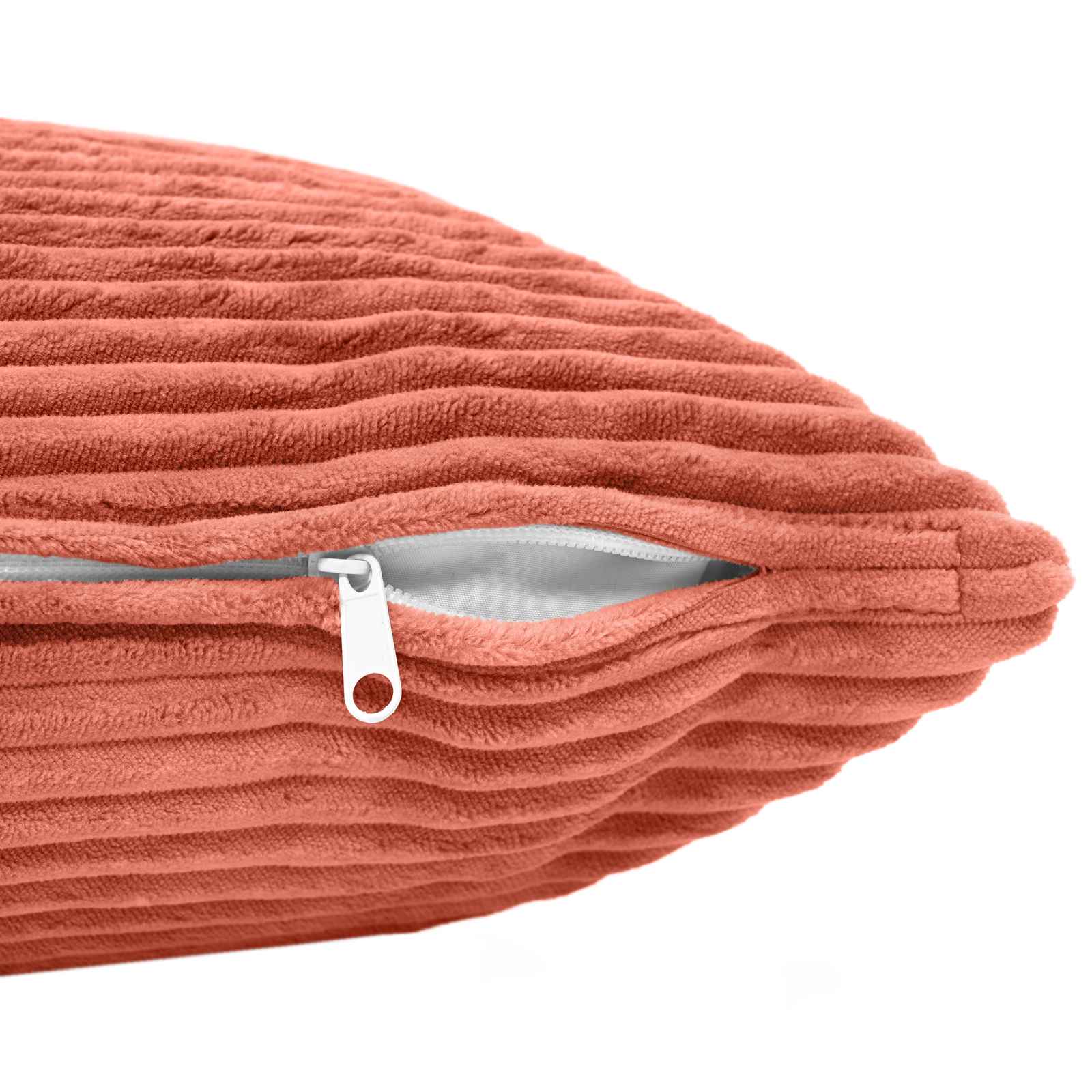vidaXL Cushion Cover 6 pcs HEERLEN Red Orange 40 x 70 cm Corduroy 5