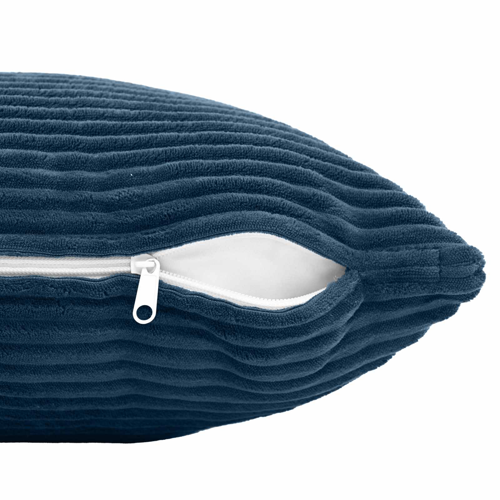 vidaXL Cushion Cover 6 pcs HEERLEN Navy Blue 40 x 70 cm Corduroy 5