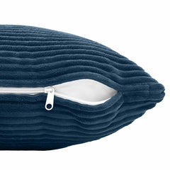 vidaXL Cushion Cover 6 pcs HEERLEN Navy Blue 40 x 70 cm Corduroy 5