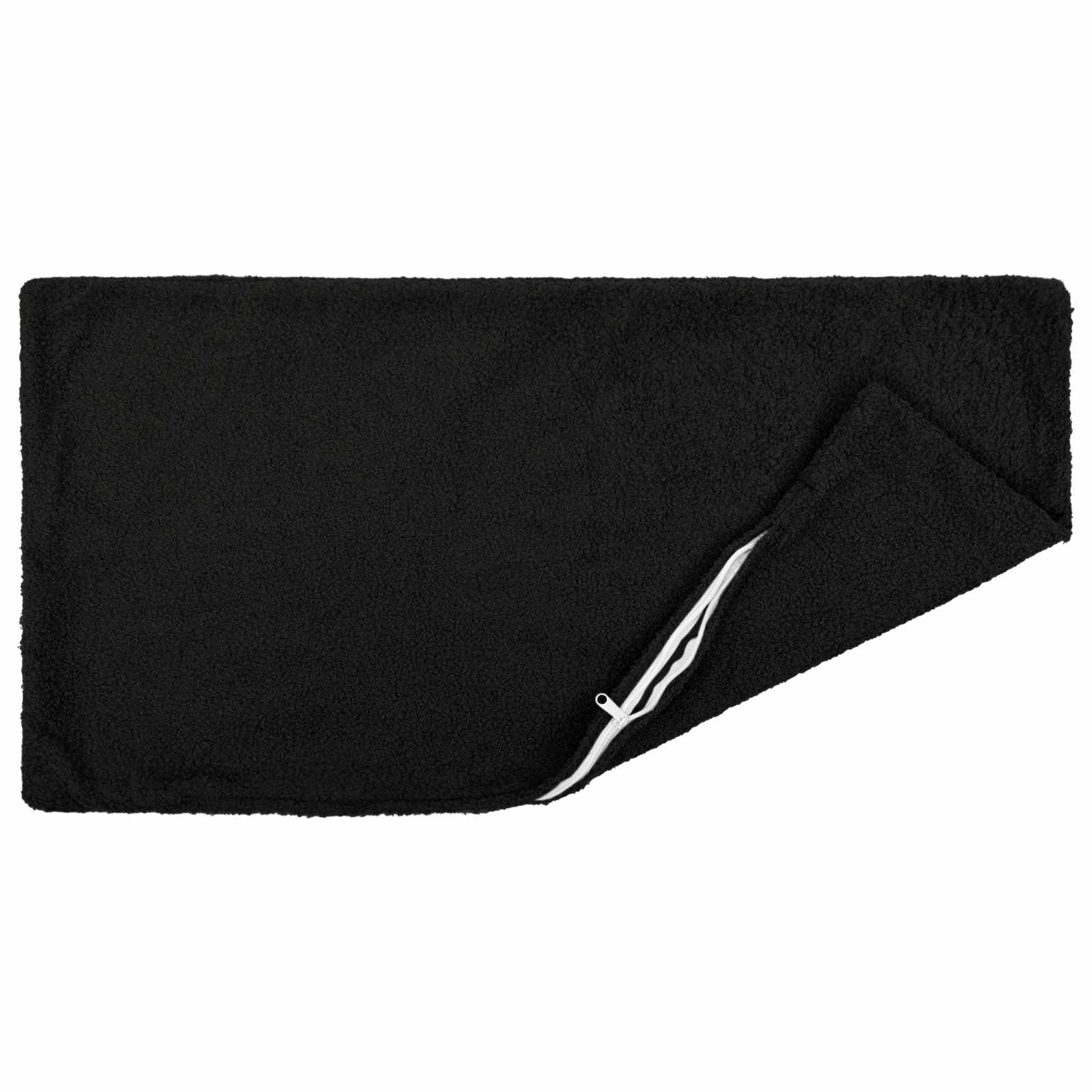 vidaXL Cushion Cover 6 pcs HEERLEN Black 40 x 70 cm Bouclé 3
