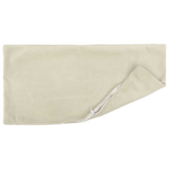 vidaXL Cushion Cover 6 pcs HEERLEN Cream 40 x 70 cm Microfiber Fleece 3
