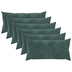 vidaXL Cushion Cover 6 pcs HEERLEN Sea Blue 40 x 70 cm 1