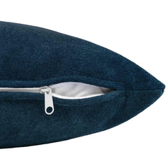 Cushion HEERLEN Blue Microfiber Fleece