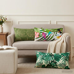 vidaXL Cushion Cover 12 pcs HEERLEN Multicolour 40 x 80 cm Polyester 1