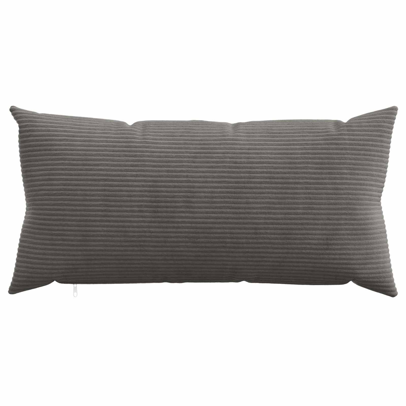 vidaXL Cushion Cover 6 pcs HEERLEN Dark Grey 40 x 80 cm Corduroy 2