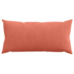 vidaXL Cushion Cover 6 pcs HEERLEN Red Orange 40 x 80 cm Corduroy 2