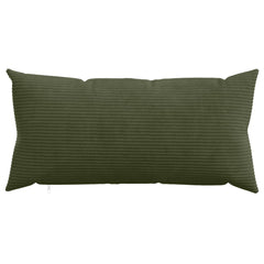 vidaXL Cushion Cover 6 pcs HEERLEN Green 40 x 80 cm Corduroy 2