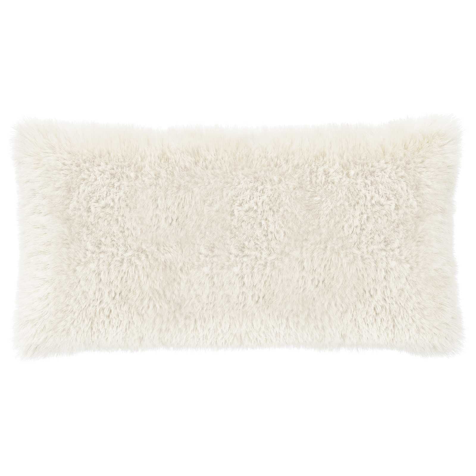 vidaXL Cushion Cover 6 pcs HEERLEN White 40 x 80 cm PV Fleece 3
