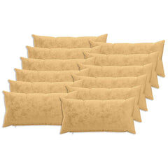 vidaXL Cushion Cover 12 pcs HEERLEN Taupe 40 x 80 cm Flannel 2