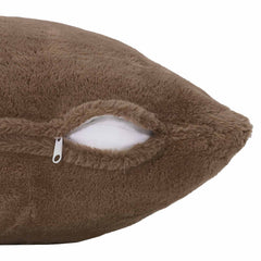 vidaXL Cushion Cover 6 pcs HEERLEN Light Brown 40 x 80 cm 6