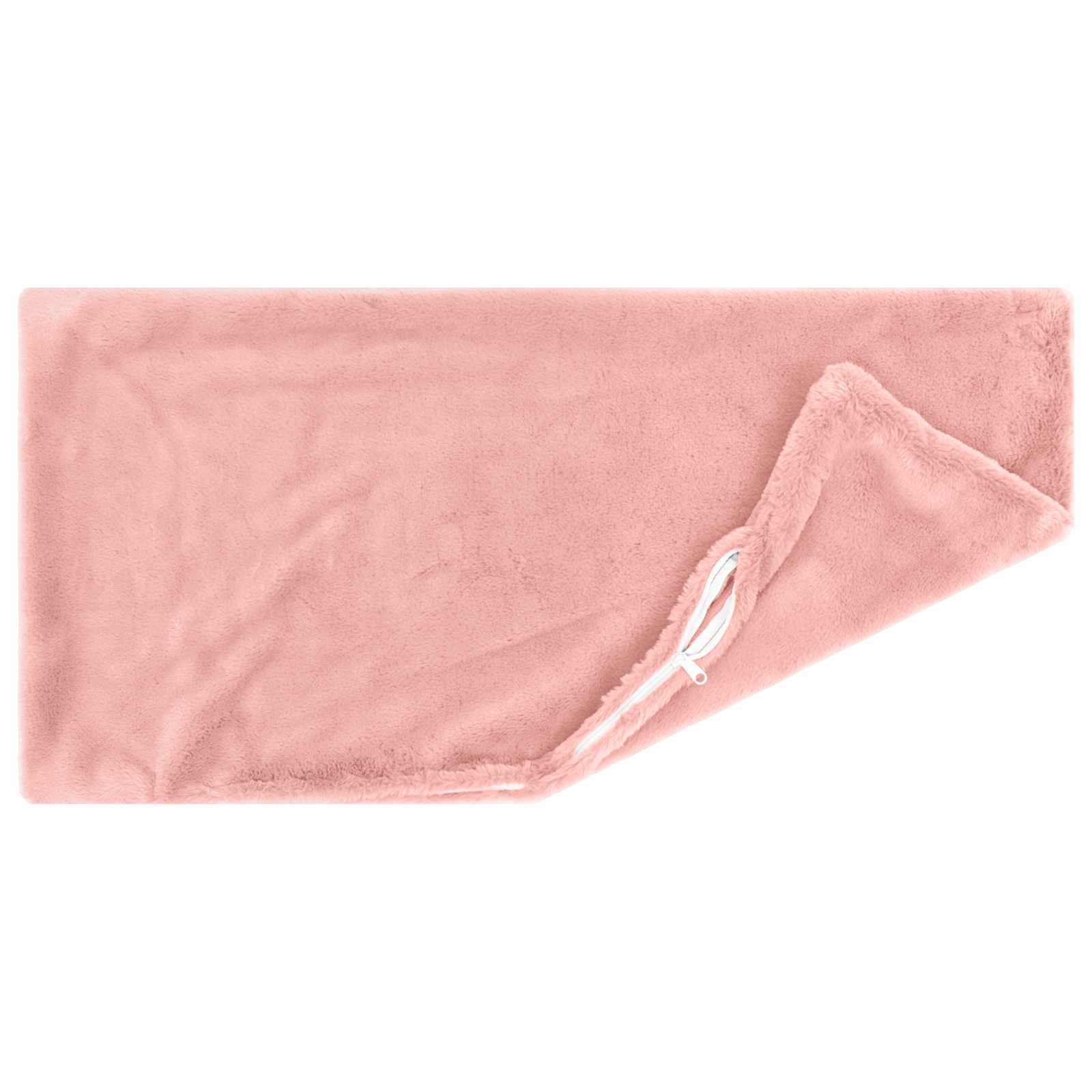 vidaXL Cushion Cover 12 pcs HEERLEN Pink 40 x 80 cm Faux Rabbit Fur 4