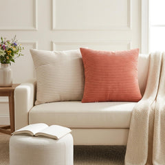 Cushion Cover HEERLEN Corduroy Cream