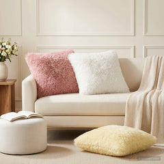 vidaXL Cushion Cover 12 pcs HEERLEN Pink 45 x 45 cm PV Fleece 1