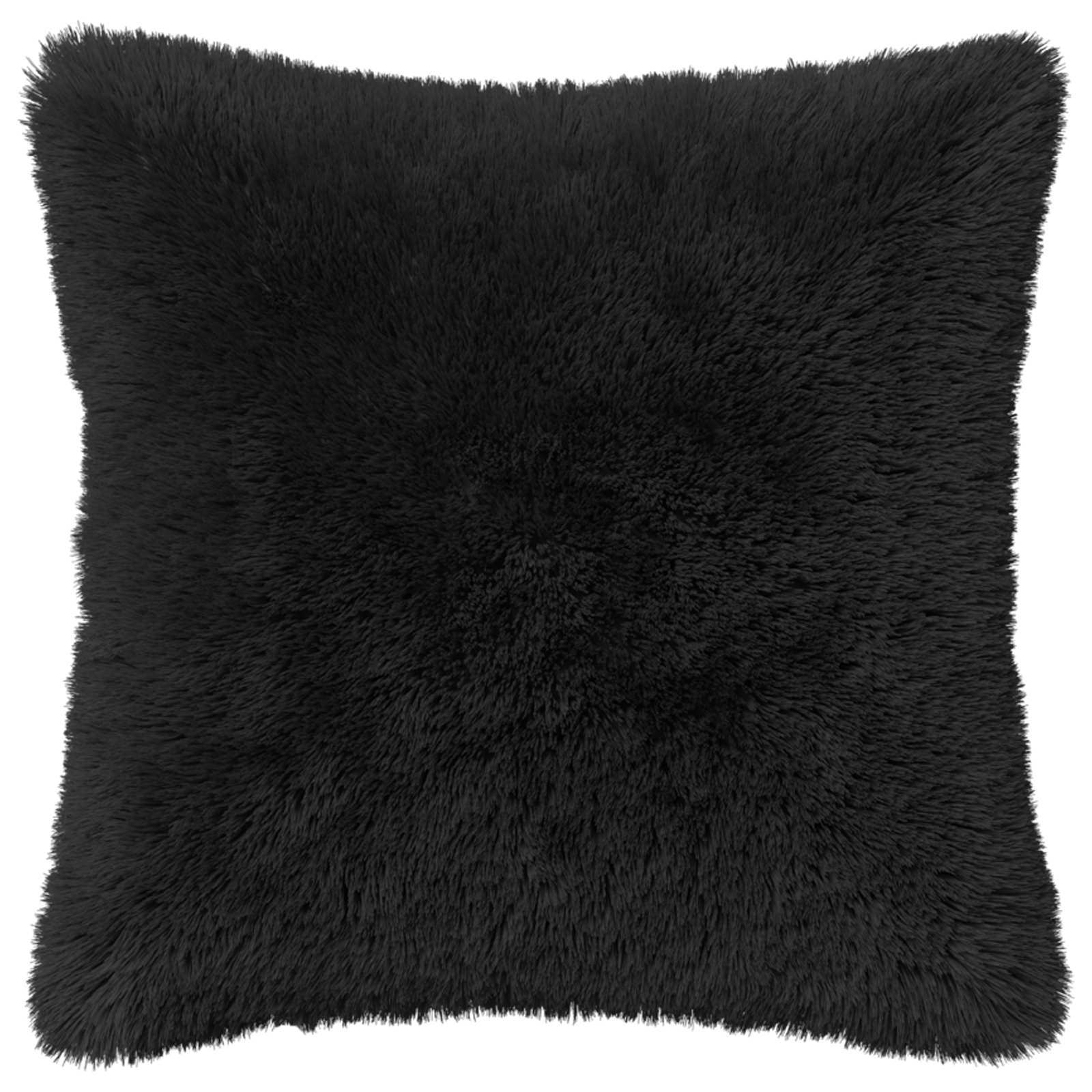 vidaXL Cushion Cover 12 pcs HEERLEN Black 45 x 45 cm PV Fleece 3