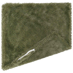vidaXL Cushion Cover 12 pcs HEERLEN Green 45 x 45 cm PV Fleece 4