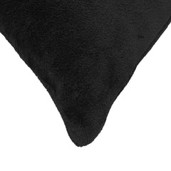 vidaXL Cushion Cover 12 pcs HEERLEN Black 45 x 45 cm Flannel 5