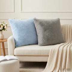 vidaXL Cushion Cover 12 pcs HEERLEN Light Blue 45 x 45 cm 1