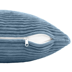 vidaXL Cushion Cover 6 pcs HEERLEN Blue 50 x 50 cm Corduroy 5