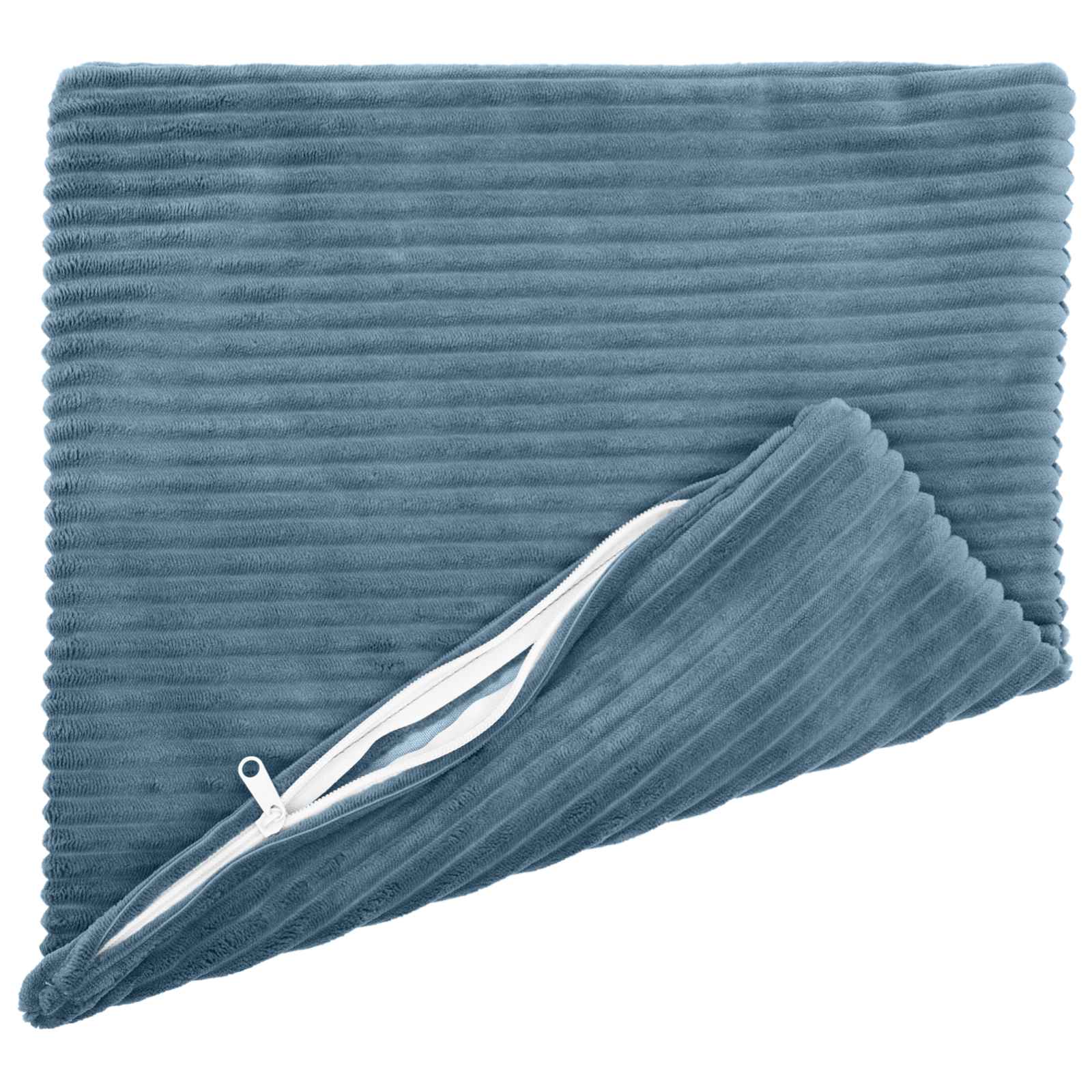 vidaXL Cushion Cover 6 pcs HEERLEN Blue 50 x 50 cm Corduroy 3