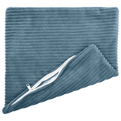 vidaXL Cushion Cover 6 pcs HEERLEN Blue 50 x 50 cm Corduroy 3