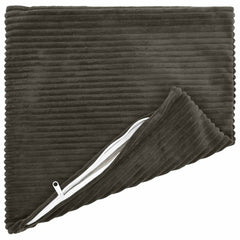 vidaXL Cushion Cover 6 pcs HEERLEN Anthracite 50 x 50 cm Corduroy 3