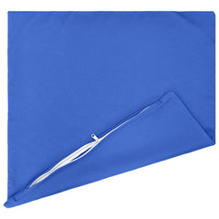 vidaXL Cushion Cover 12 pcs HEERLEN Royal Blue 50 x 50 cm Polyester 4