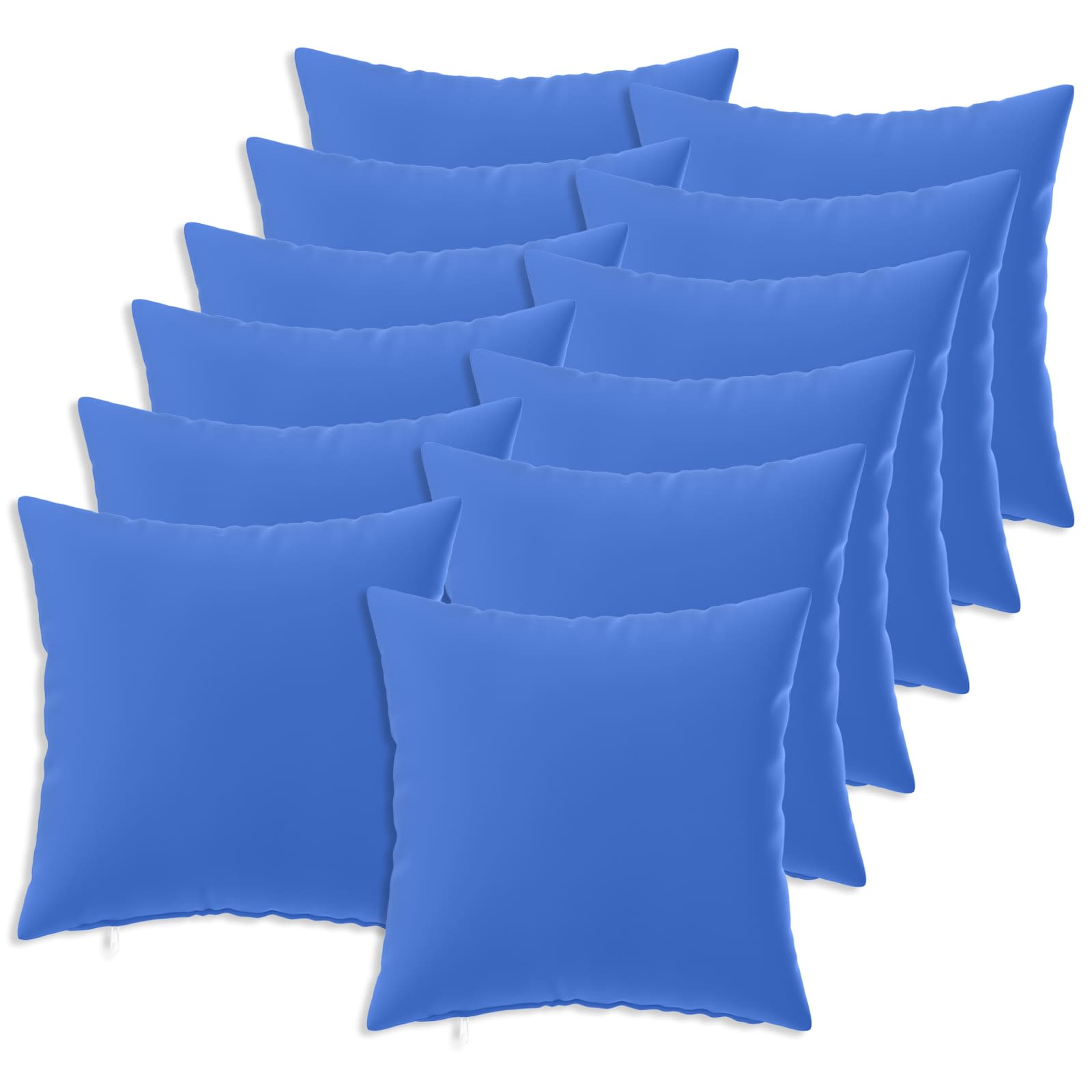 vidaXL Cushion Cover 12 pcs HEERLEN Royal Blue 50 x 50 cm Polyester 2