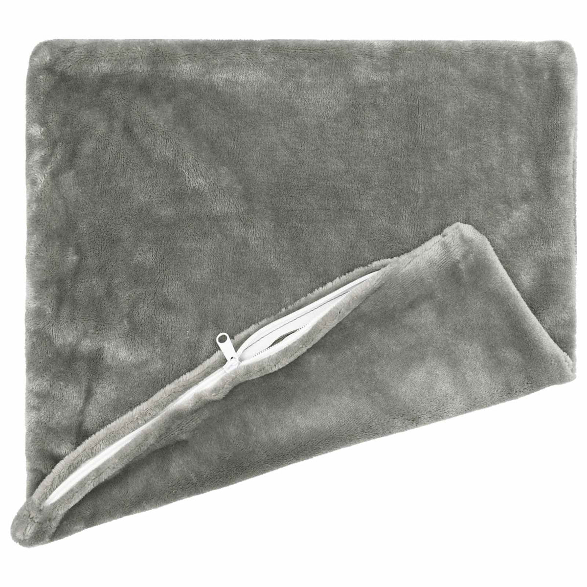 vidaXL Cushion Cover 12 pcs HEERLEN Dark Grey 50 x 50 cm Flannel 4