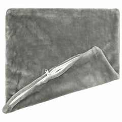 vidaXL Cushion Cover 12 pcs HEERLEN Dark Grey 50 x 50 cm Flannel 4