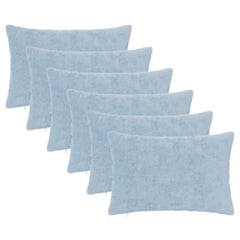 vidaXL Cushion Cover 6 pcs HEERLEN Light Blue 50 x 70 cm 2