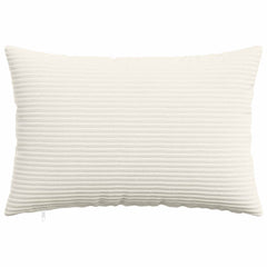 vidaXL Cushion Cover 6 pcs HEERLEN Cream 50 x 75 cm Corduroy 2