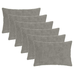 vidaXL Cushion Cover 6 pcs HEERLEN Light Grey 50 x 75 cm 2