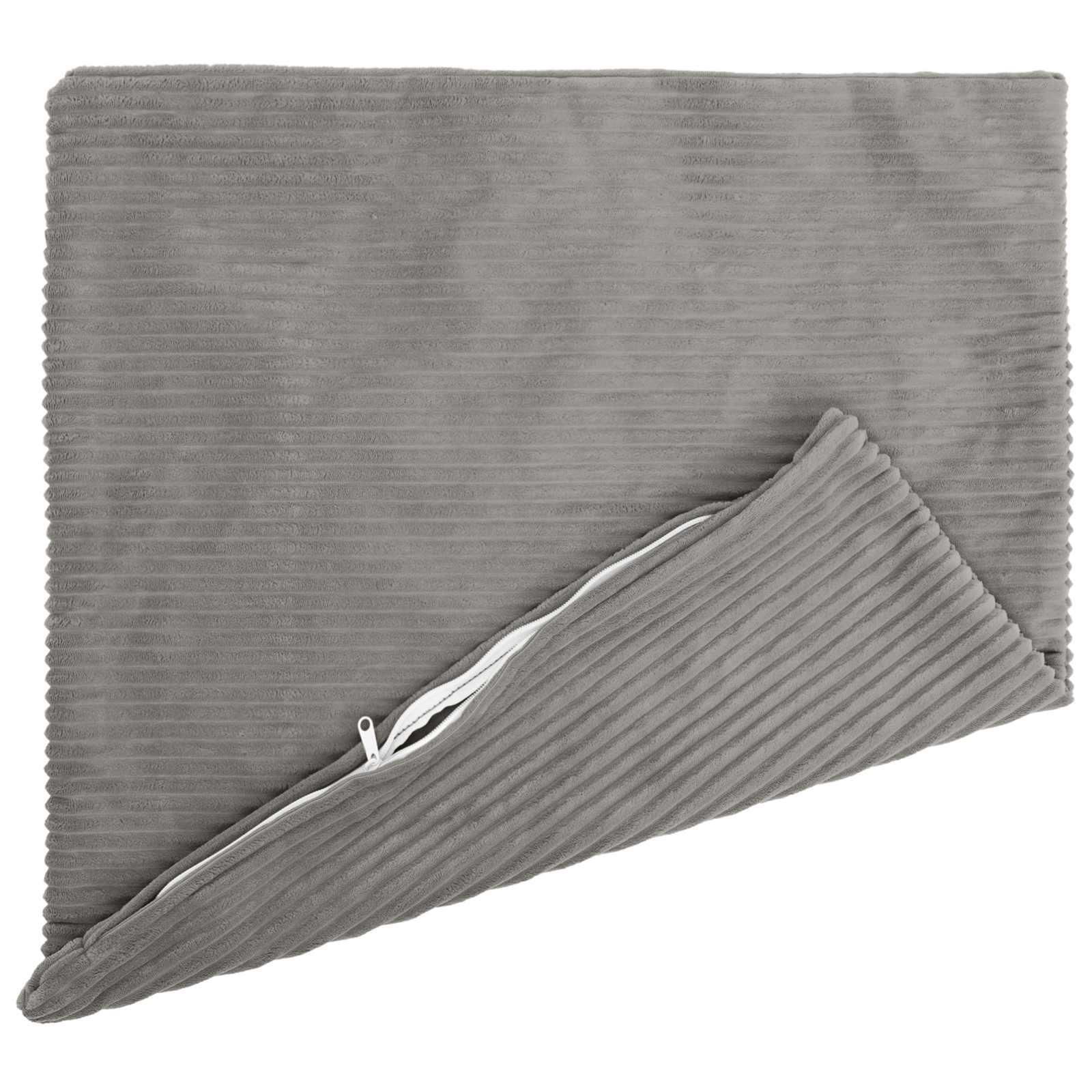 vidaXL Cushion Cover 6 pcs HEERLEN Light Grey 55 x 55 cm Corduroy 3