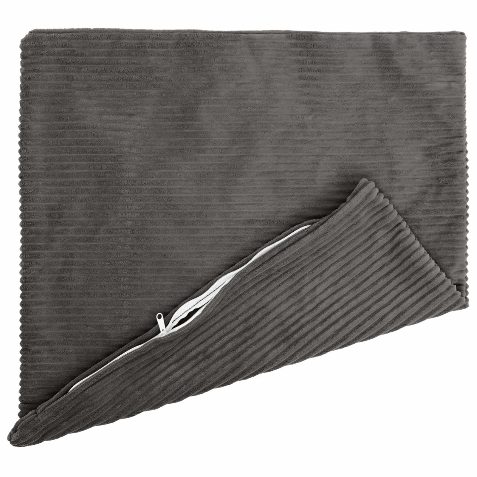 vidaXL Cushion Cover 6 pcs HEERLEN Dark Grey 55 x 55 cm Corduroy 3