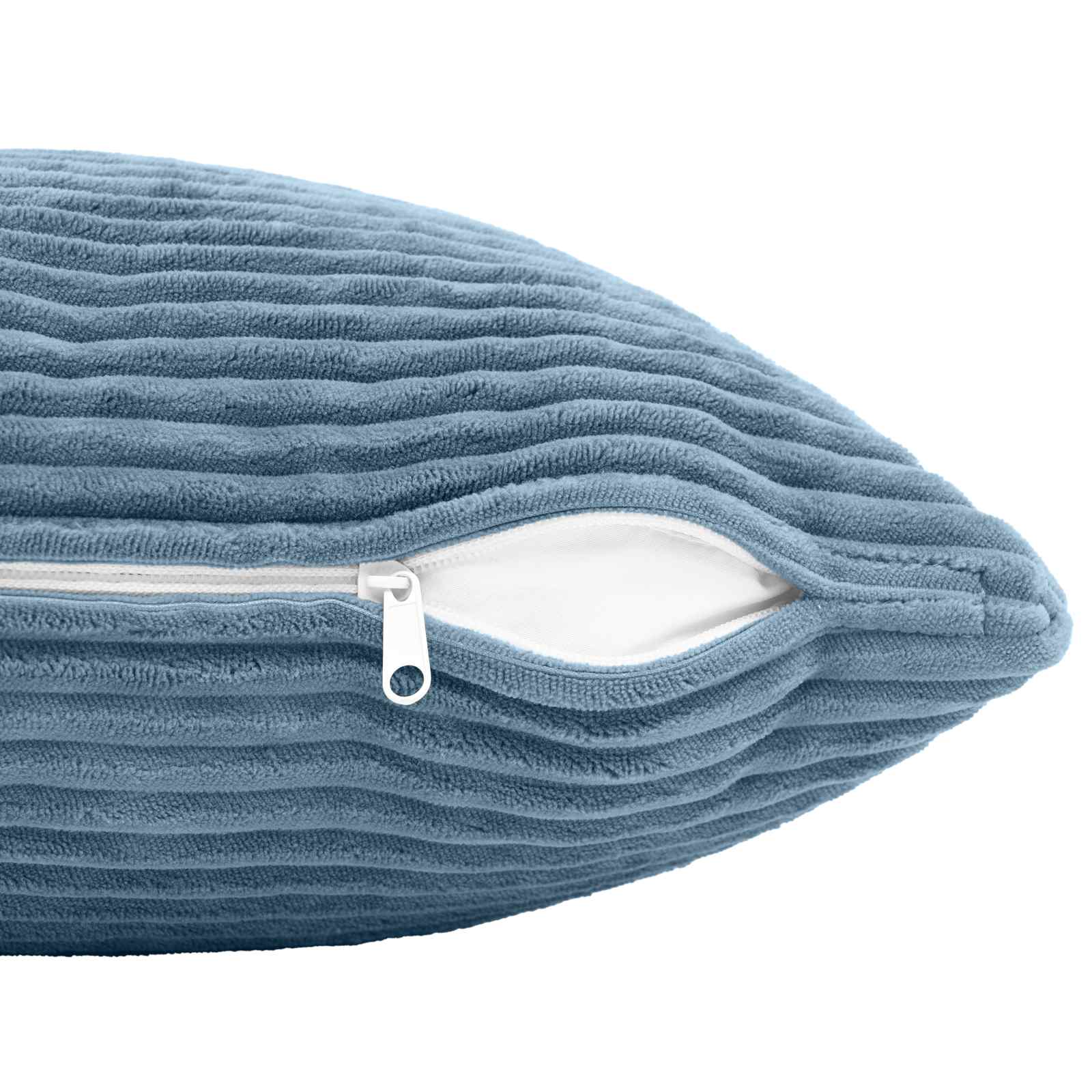 vidaXL Cushion Cover 6 pcs HEERLEN Blue 55 x 55 cm Corduroy 5