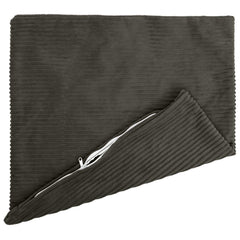 vidaXL Cushion Cover 6 pcs HEERLEN Anthracite 55 x 55 cm Corduroy 3