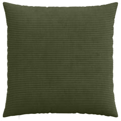 vidaXL Cushion Cover 6 pcs HEERLEN Green 55 x 55 cm Corduroy 2