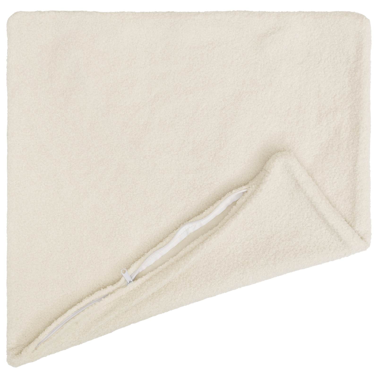 vidaXL Cushion Cover 6 pcs HEERLEN Cream 55 x 55 cm Bouclé 3