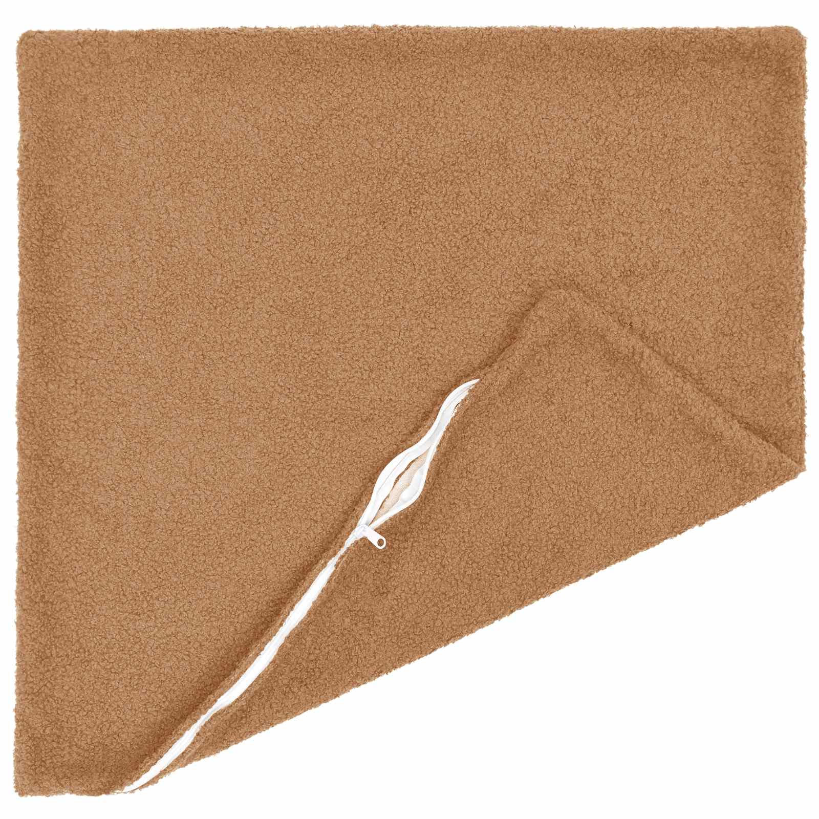 vidaXL Cushion Cover 6 pcs HEERLEN Beige 55 x 55 cm Bouclé 3