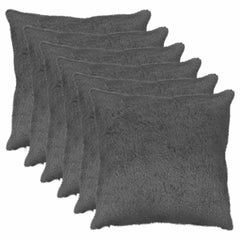 vidaXL Cushion Cover 6 pcs HEERLEN Dark Grey 55 x 55 cm 2